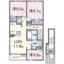 フラワールピナスの物件間取画像